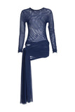 Elegant Draped Vacation Dress