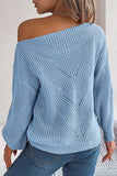 Off-Shoulder Knit Sweater