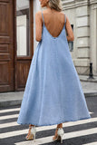 Sleeveless Denim Dress