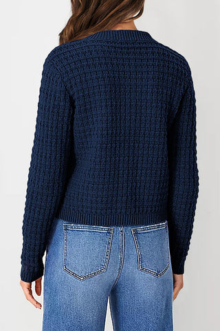 Textured Button-Front Jacket