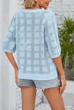 Loose-Fit Patterned Blouse