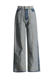 High-Waist Straight Leg Jeans
