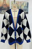 Geometric Patterned Cardigan