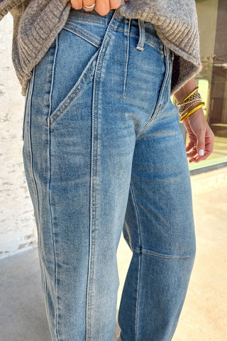 Relaxed Straight-Leg Jeans