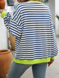Striped Casual Sweatshirt