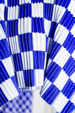 Checkerboard Wide-Leg Casual Pants