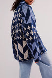 Geometric Knit Cardigan