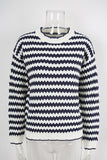 Chevron Pattern Knit Sweater