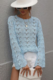 Elegant Lace Knit Sweater