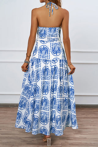 Halter-Neck Maxi Dress