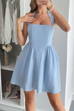 Halter Neck A-Line Sundress