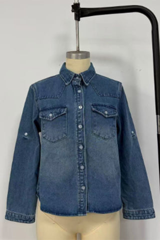 Classic Button-Up Denim Jacket