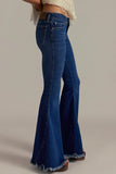 Stylish Wide-Leg Flare Jeans