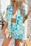 Fruit Print Short Sleeve Set