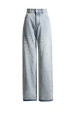 Embellished Straight-Leg Jeans