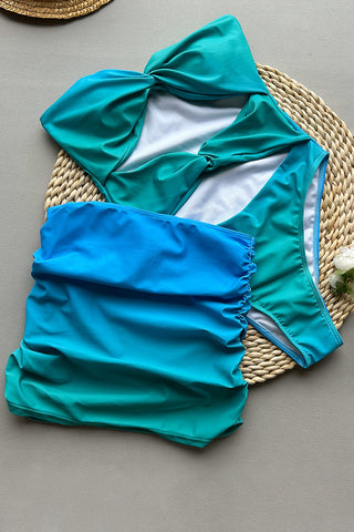 Cutout Two-Piece Beach Outfit