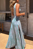 Cutout Maxi Casual Dress