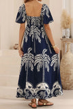Floral Print Maxi Dress