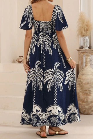 Floral Print Maxi Dress