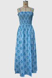 Smocked Floral Maxi Dress