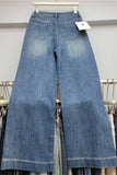 Floral Embellished Straight Jeans