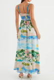 Relaxed Cityscape Maxi Dress