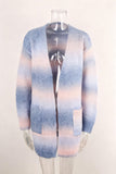 Open-Front Ombre Cardigan