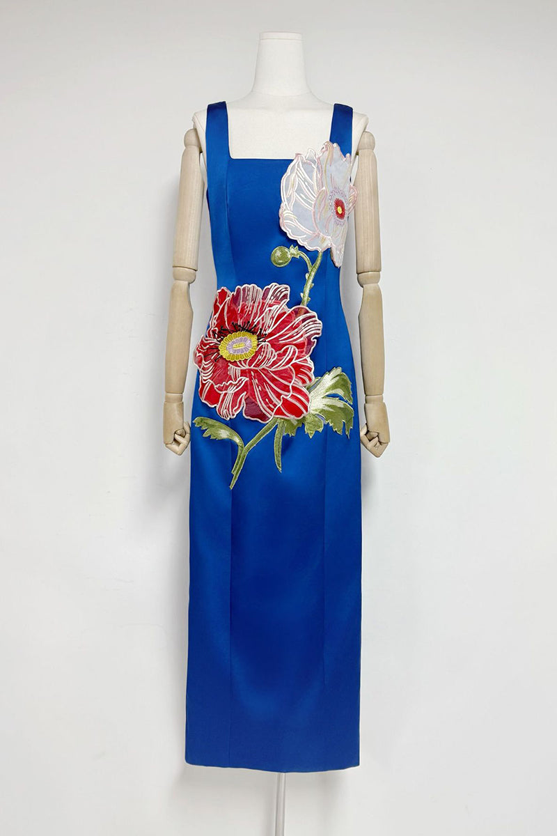 Floral Embellished Maxi Dress