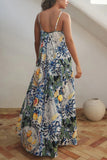 Printed Maxi Casual Dress