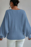 Abstract Patterned Oversized Sweater