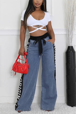 Side Stripe Original Straight Jeans