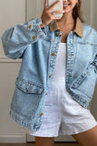 Oversized Button-Front Jacket