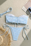 Floral Lace Bikini Set
