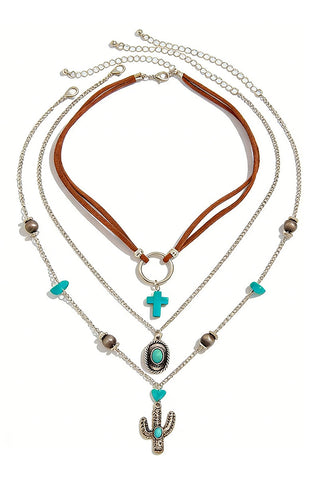 Boho Feather Pendant Necklace
