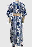 Geometric Pattern Maxi Dress