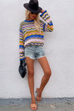 Vibrant Multi-Pattern Sweater