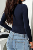 Long-Sleeve Fitted T-Shirt