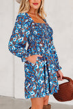 Floral Smocked Casual Dress