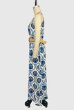 Sleeveless Printed Maxi Dress