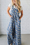 Floral Printed Wide-Leg Jumpsuit