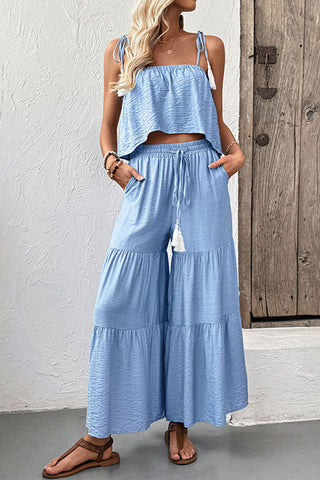 Strappy Two-Piece Pant Set