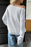 Off-Shoulder Cozy Sweater