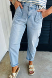 Relaxed Straight-Leg Jeans