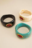 Elegant Stone-Accent Bangle