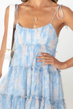 Strappy Floral Casual Dress