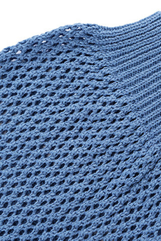 Tie Front Mesh Shrug Cover-Up