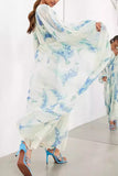 Floral Print Maxi Casual Dress
