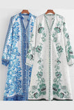 Floral Print Long Casual Dress