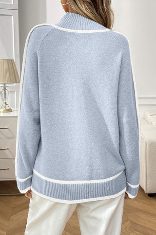Classic Mock-Neck Sweater