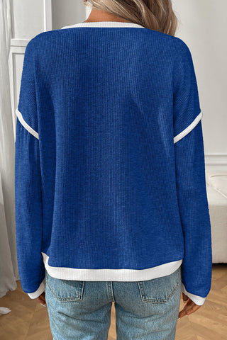 Casual Ribbed Sweater